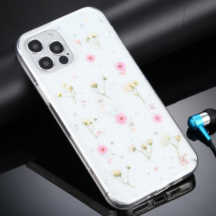 Gypsophila Flowers Pattern TPU Protective Case, For iPhone 12 / 12 Pro, For iPhone 12 Pro Max For iPhone 12 12 Pro Pink
