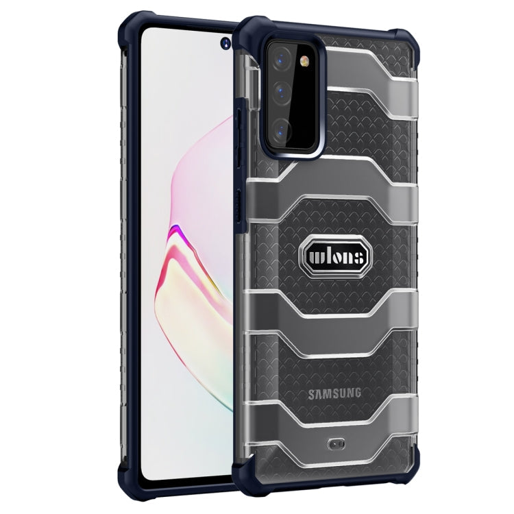 wolns Explorer Series PC+TPU Protective Case, For Samsung Galaxy Note20, For Samsung Galaxy Note20 Ultra, For Samsung Galaxy S20, For Samsung Galaxy S20 Plus, For Samsung Galaxy S20 Ultra, For Samsung Galaxy S20 FE For Samsung Galaxy Note20 Navy Blue