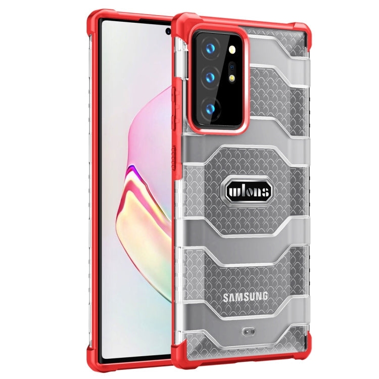 wolns Explorer Series PC+TPU Protective Case – TPU, For Samsung Galaxy Note20, For Samsung Galaxy Note20 Ultra, For Samsung Galaxy S20, For Samsung Galaxy S20 Plus, For Samsung Galaxy S20 Ultra, For Samsung Galaxy S20 FE For Samsung Galaxy Note20 Ultra Red