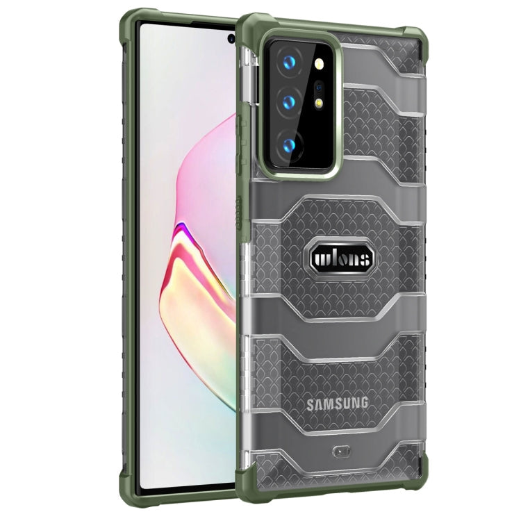 wolns Explorer Series PC+TPU Protective Case – TPU, For Samsung Galaxy Note20, For Samsung Galaxy Note20 Ultra, For Samsung Galaxy S20, For Samsung Galaxy S20 Plus, For Samsung Galaxy S20 Ultra, For Samsung Galaxy S20 FE For Samsung Galaxy Note20 Ultra Green