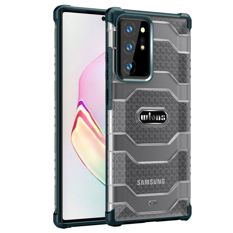 wolns Explorer Series PC+TPU Protective Case – TPU, For Samsung Galaxy Note20, For Samsung Galaxy Note20 Ultra, For Samsung Galaxy S20, For Samsung Galaxy S20 Plus, For Samsung Galaxy S20 Ultra, For Samsung Galaxy S20 FE For Samsung Galaxy Note20 Ultra Dark Green