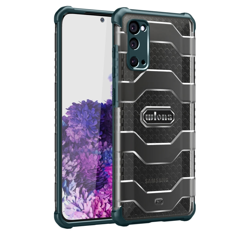 wolns Explorer Series PC+TPU Protective Case – TPU, For Samsung Galaxy Note20, For Samsung Galaxy Note20 Ultra, For Samsung Galaxy S20, For Samsung Galaxy S20 Plus, For Samsung Galaxy S20 Ultra, For Samsung Galaxy S20 FE For Samsung Galaxy S20 Dark Green