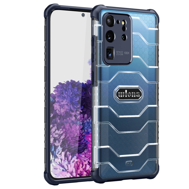 wolns Explorer Series PC+TPU Protective Case – TPU, For Samsung Galaxy Note20, For Samsung Galaxy Note20 Ultra, For Samsung Galaxy S20, For Samsung Galaxy S20 Plus, For Samsung Galaxy S20 Ultra, For Samsung Galaxy S20 FE For Samsung Galaxy S20 Ultra Navy Blue