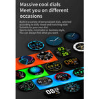 CF22 Smart Watch – 1.3" Screen, IP67 Waterproof, Blood Pressure Monitoring