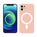 Silicone Full Coverage Shockproof Magsafe Case, For iPhone 11 Pro Max For iPhone 11 Pro Max Pink