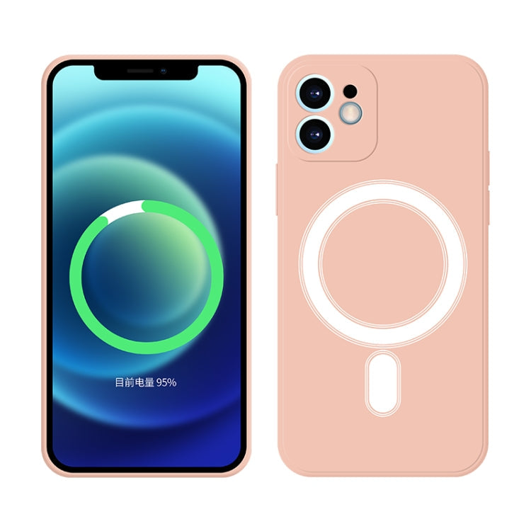Silicone Full Coverage Shockproof Magsafe Case, For iPhone 11 Pro Max For iPhone 11 Pro Max Pink