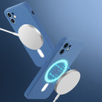 Silicone Full Coverage Shockproof Magsafe Case, For iPhone 11 Pro Max