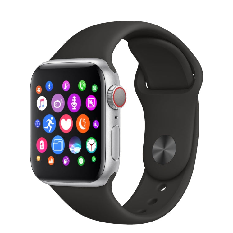 H55Pro Watch – 1.4" Screen, Blood Pressure Monitoring, Heart Rate Monitoring (Blue) Style: Silicone Strap(Silver Black) Silver Black