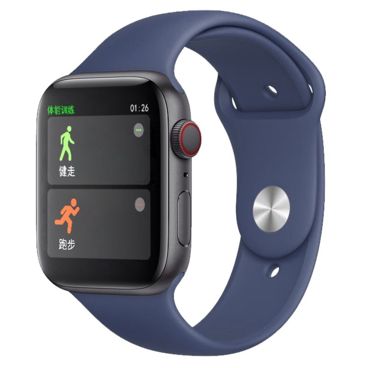 H55Pro Watch – 1.4" Screen, Blood Pressure Monitoring, Heart Rate Monitoring (Blue) Style: Silicone Strap(Dark Blue) Dark Blue