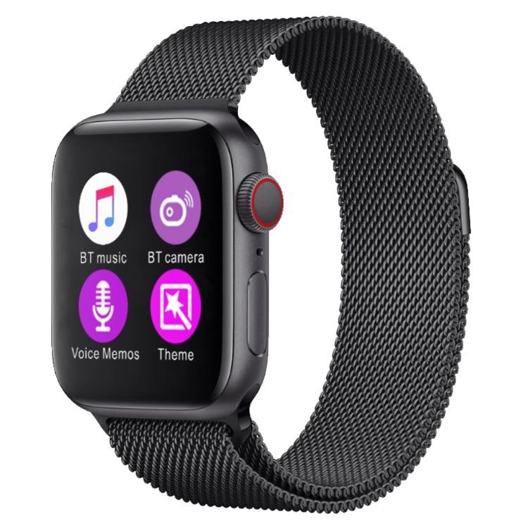 H55Pro Watch – 1.4" Screen, Blood Pressure Monitoring, Heart Rate Monitoring (Black) Style: Steel Strap(Black) Black