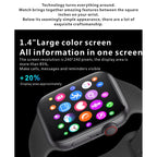 H55Pro Watch – 1.4" Screen, Blood Pressure Monitoring, Heart Rate Monitoring (Black)
