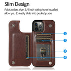 Butterflies Flowers Double Buckle PU + TPU Protective Case with Holder & Card Slots & Photo Frame, For iPhone 12 Pro Max