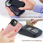 Butterflies Flowers Double Buckle PU + TPU Protective Case with Holder & Card Slots & Photo Frame, For iPhone 12 Pro Max