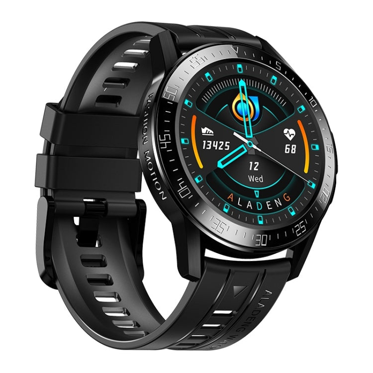 G3 1.3 inch Full-fit Round Screen Smart Watch, Support Sleep Monitor / Heart Rate Monitor / Temperature Monitoring Black