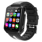 H1(1+8) 1.54 inch Full-fit Screen Dual Cameras Smart Phone Watch, Support SIM Card / GPS Tracking / Real-time Trajectory / Temperature Monitoring Black Grey