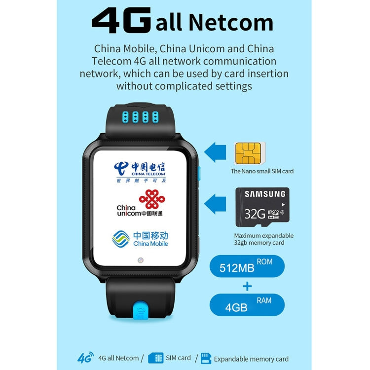 Kids Phone Watch – 1.54" Screen, GPS