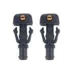 2 PCS Front Windshield Washer Wiper Jet Water Spray Nozzle + Hose Connector Set 3W7Z17603AA for Ford F-150, For Ford F-150 + Hose