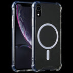 Case – Shockproof, Magnetic, Transparent (iPhone XR Clear Four) For iPhone XR