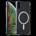 Case – Shockproof, Magnetic, Transparent (iPhone XR Clear Four)