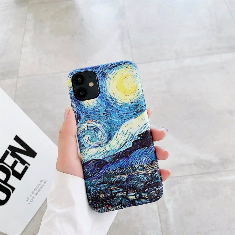 IMD Protective Case – Workmanship TPU Oil Painting Protective Case, For iPhone 11 Pro For iPhone 11 Pro EDA001059202A