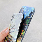 IMD Protective Case – Workmanship TPU Oil Painting Protective Case, For iPhone 11 Pro
