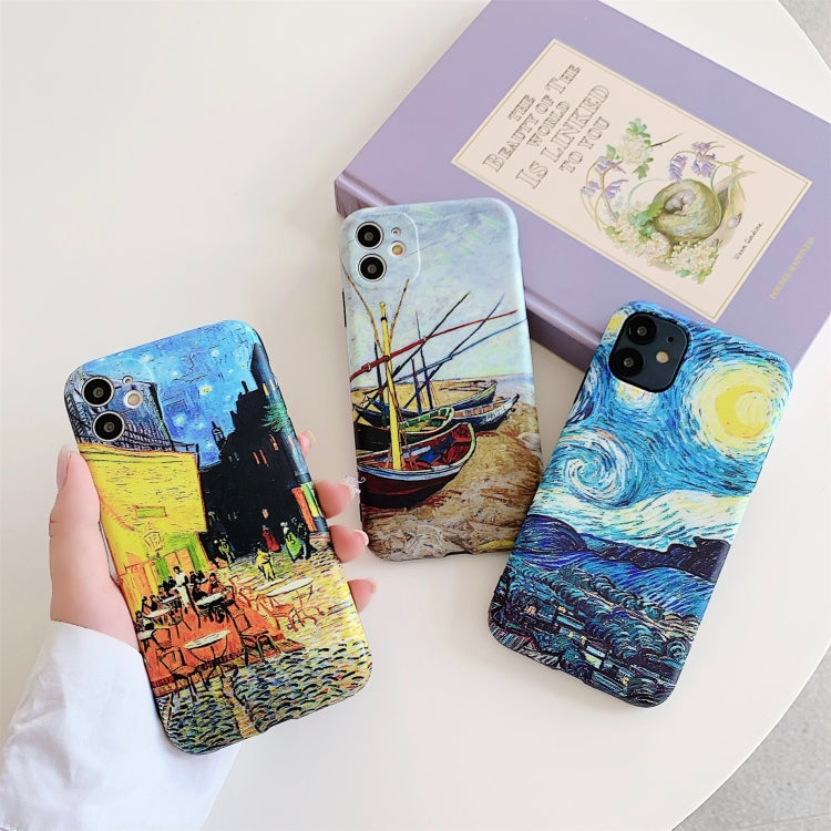 IMD Protective Case – Workmanship TPU Oil Painting Protective Case, For iPhone 11 Pro