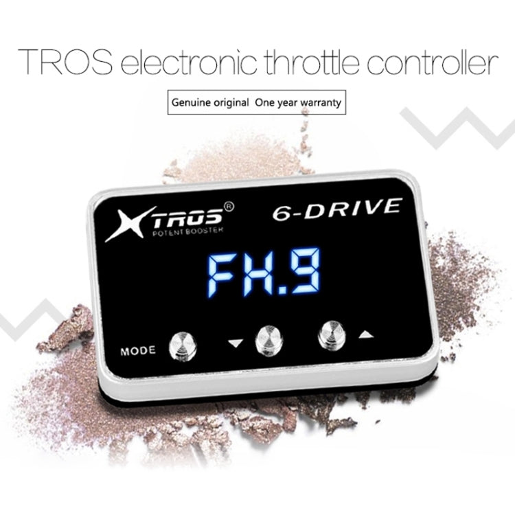 TROS TS-6Drive Potent Booster Electronic Throttle Controller, For Honda Acura MDX 2013-, For Honda Acura TLX 2014-, For Honda Acura RDX 2007-2012, For Honda Acura RDX 2013-, For Chrysler 200 2011-2014, For Chrysler 200 2015-, For Chrysler Aspen 2007-2...