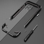 Aurora Series Lens Protector + Metal Frame Protective Case, For iPhone... (iPhone 12 Pro)