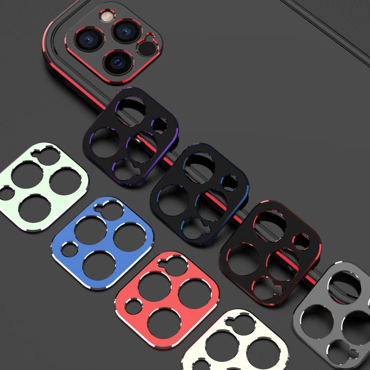 Aurora Series Lens Protector + Metal Frame Protective Case, For iPhone... (iPhone 12 Pro)