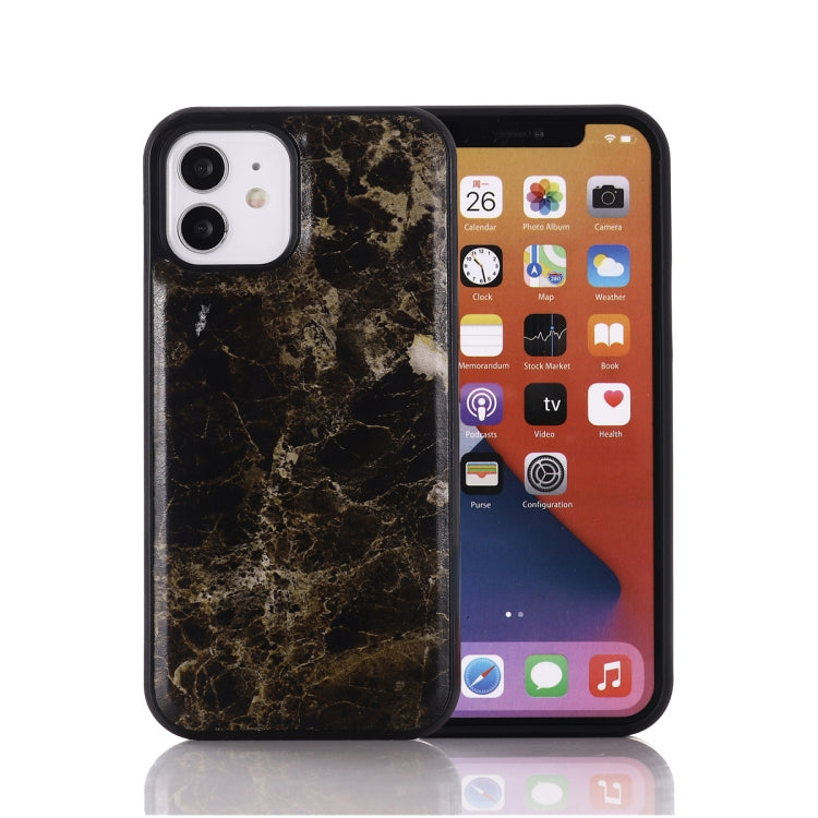 Marble Pattern Patch PC + TPU Shockproof Magsafe Case, For iPhone 12 Pro Max For iPhone 12 Pro Max Black