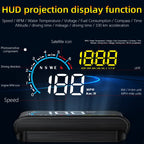 M12 OBD2 + GPS Mode Car Head-up Display HUD Overspeed / Speed / Water Temperature / Low Voltage / Fault Alarm, M12