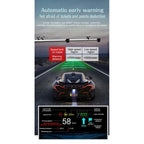 C1 OBD2 + GPS Mode Car HUD Head-up Display Compass / Speed / Water Temperature / Voltage Display / Speed / Fault Alarm / Navigation Function, C1 With Navigation Function – Bluetooth, Non-slip
