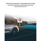 C1 OBD2 + GPS Mode Car HUD Head-up Display Compass / Speed / Water Temperature / Voltage Display / Speed / Fault Alarm / Navigation Function, C1 With Navigation Function – Bluetooth, Non-slip