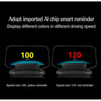 C1 OBD2 + GPS Mode Car HUD Head-up Display Compass / Speed / Water Temperature / Voltage Display / Speed / Fault Alarm / Navigation Function, C1 With Navigation Function – Bluetooth, Non-slip