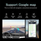 C1 OBD2 + GPS Mode Car HUD Head-up Display Compass / Speed / Water Temperature / Voltage Display / Speed / Fault Alarm / Navigation Function, C1 With Navigation Function – Bluetooth, Non-slip