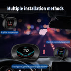 P20 OBD2 + GPS Mode Car Head-up Display HUD Overspeed / Speed / Water Temperature Alarm, P20