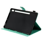 Pressed Printing Butterfly Pattern Horizontal Flip Leather Case with Holder & Card Slots & Wallet & Sleep / Wake-up Function, For Samsung Galaxy Tab S6 T860