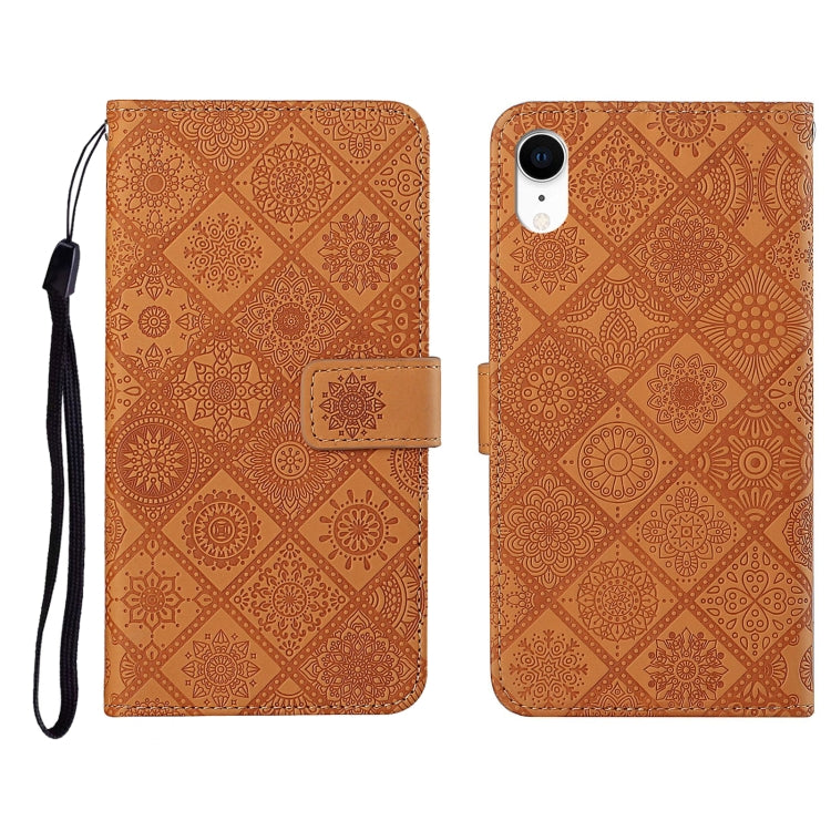 Case – Leather (iPhone SE 2022) #7 For iPhone XR Brown