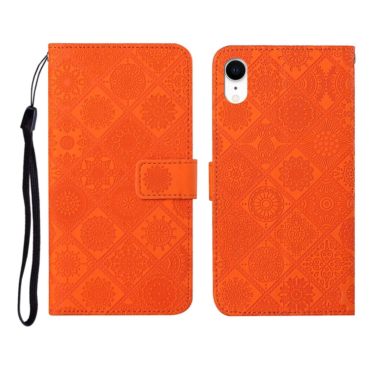 Case – Leather (iPhone SE 2022) #7 For iPhone XR Orange
