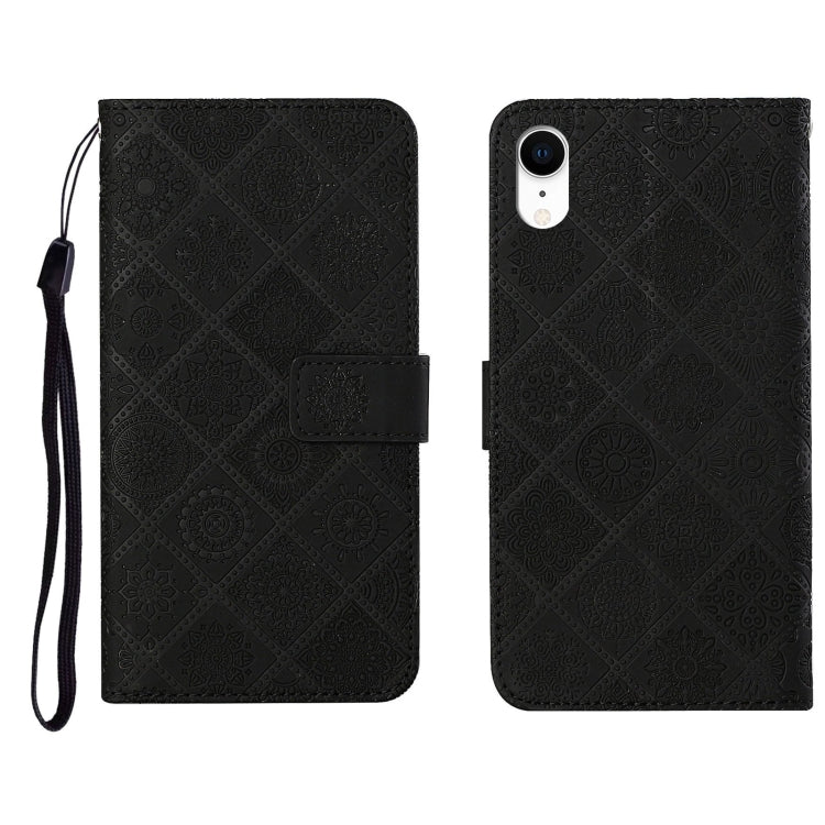 Case – Leather (iPhone SE 2022) #7 For iPhone XR Black