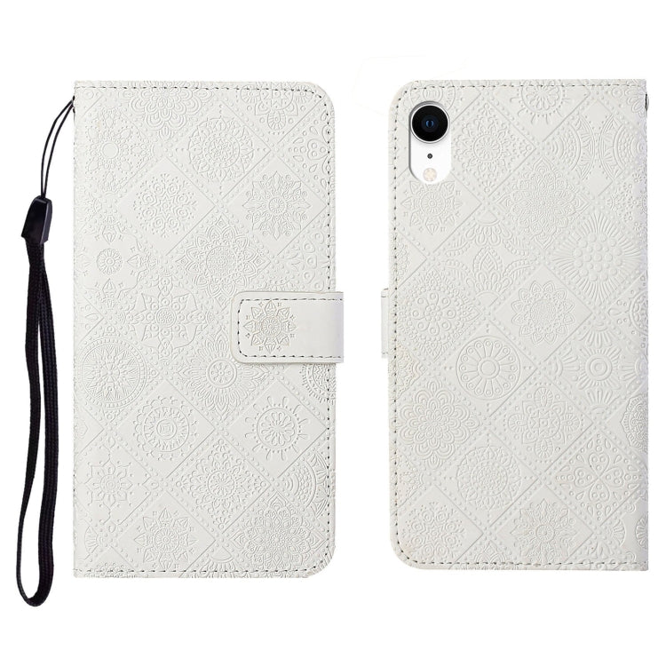 Case – Leather (iPhone SE 2022) #7 For iPhone XR White