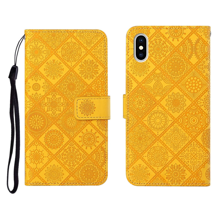 Case – Leather (iPhone SE 2022) #7 For iPhone XS Max Yellow