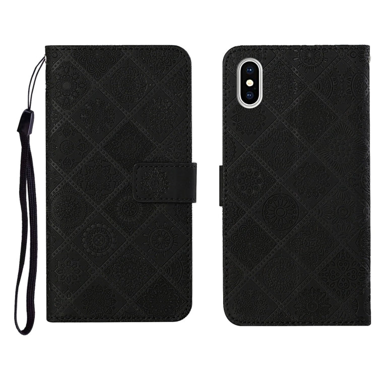 Case – Leather (iPhone SE 2022) #7 For iPhone XS Max Black