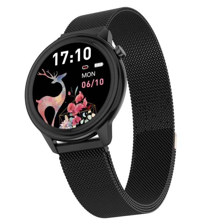 F80 Smart Watch – 1.3" Screen, IP68 Waterproof, Blood Pressure Monitoring Black