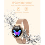 F80 Smart Watch – 1.3" Screen, IP68 Waterproof, Blood Pressure Monitoring
