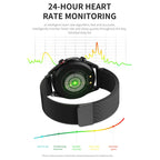 M98 Smart Watch – 1.28" Screen, IP67 Waterproof, Heart Rate Monitoring (Black) #2