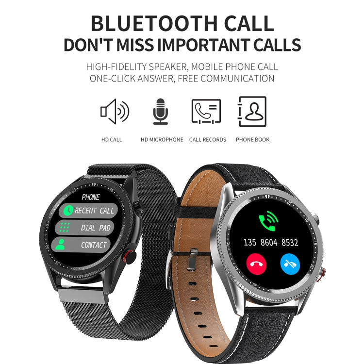 M98 Smart Watch – 1.28" Screen, IP67 Waterproof, Heart Rate Monitoring (Black) #2