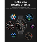 M98 Smart Watch – 1.28" Screen, IP67 Waterproof, Heart Rate Monitoring (Black) #2