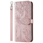 Life of Tree Embossing Pattern Horizontal Flip Leather Case with Holder & Card Slot & Wallet & Photo Frame & Lanyard, For iPhone XS Max