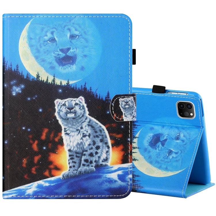 Case – 11" Screen, Leather (iPad Pro 11 inch) #4 For iPad Pro 11 inch (2020) (2018) Double Shadow Tiger